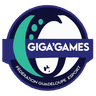Mascotte Mr Giguane, logo de la GIGA'GAMES Fédération Guadeloupe et Caraïbes Esport